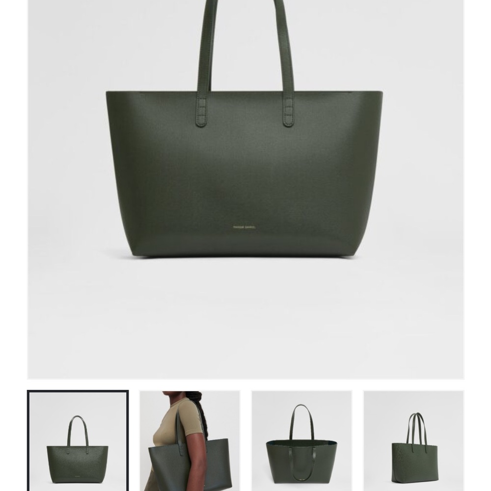 Mansur Gavriel Moss Small Zip Tote Bag